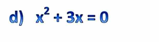 x^2+3x=0