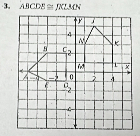 ABCDE≌ JKLMN