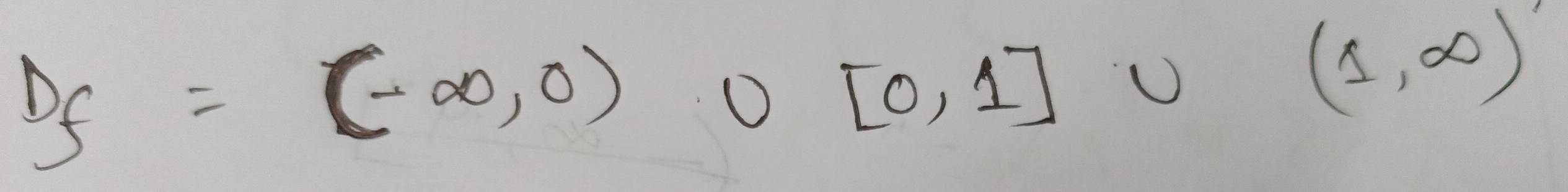 D_f=(-∈fty ,0)
U[0,1]
(1,∈fty )