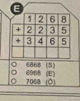 6868 (S)
6968 (E)
7068 (Ö)