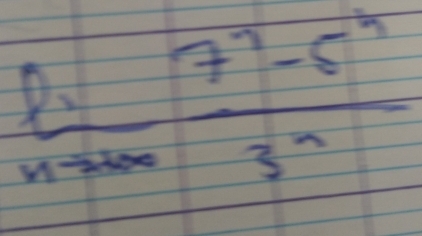 frac P= (7^7-5^4)/3^(n-300)3^n 