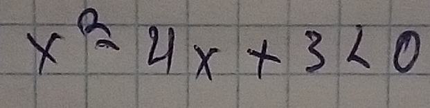 x^2-4x+3<0</tex>