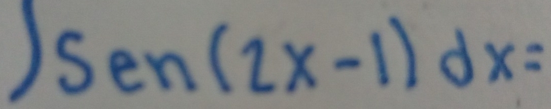 ∈t sec (2x-1)dx=