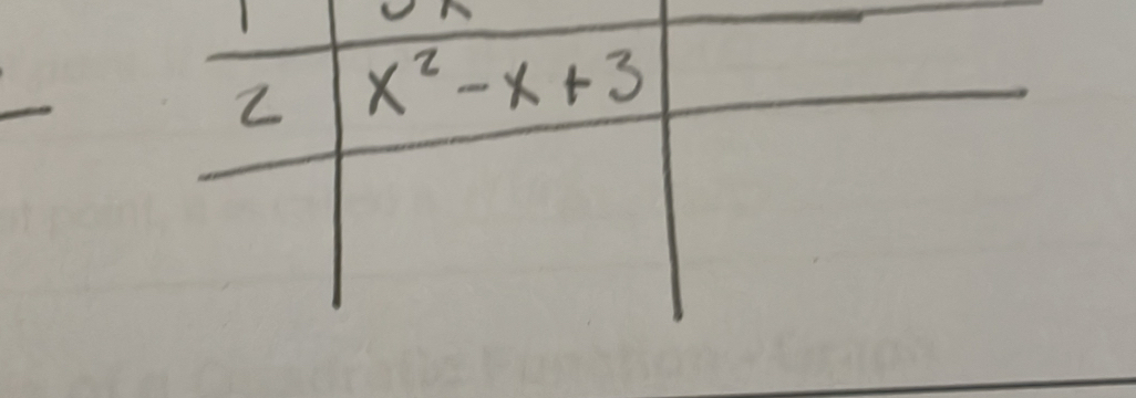 1 
2 x^2-x+3