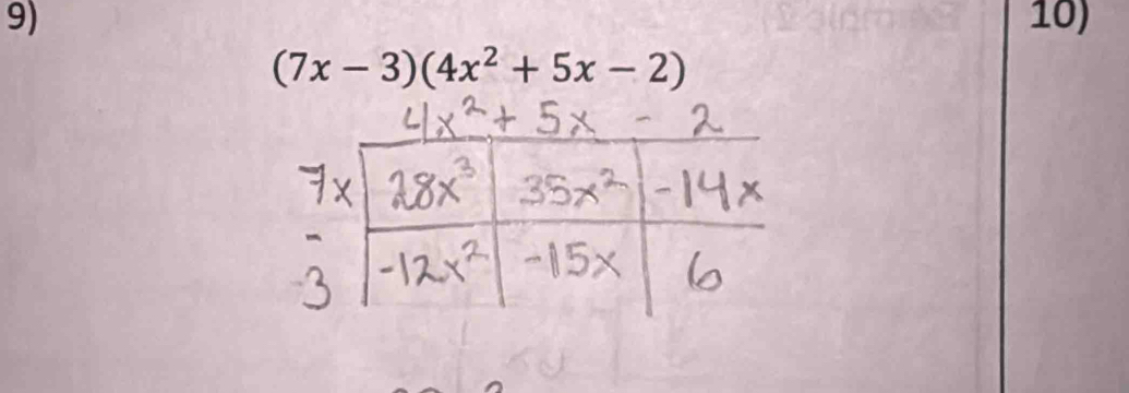 (7x-3)(4x^2+5x-2)