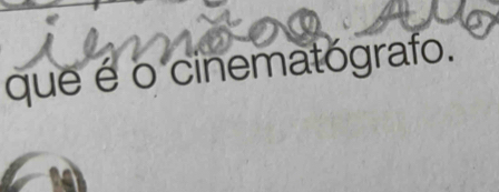 que é o cinematógrafo.