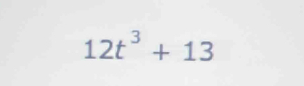 12t^3+13