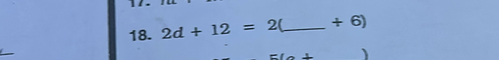 2d+12=2 _ 
+ 6)