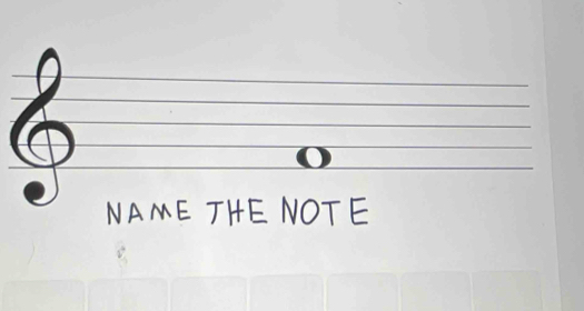 NAME THE NOTE