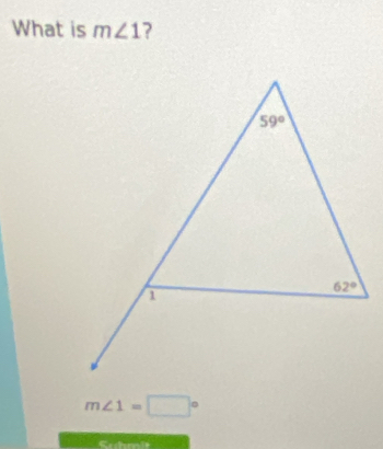 What is m∠ 1 ?
m∠ 1=□°
Krchmit