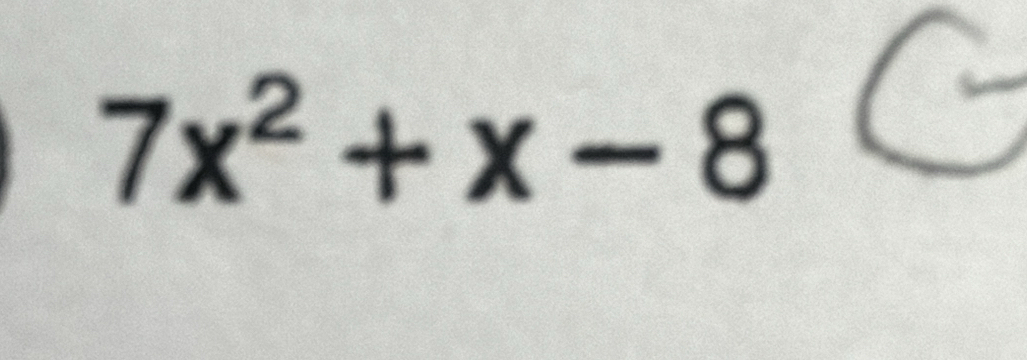 7x^2+x-8