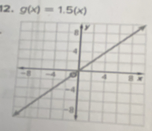 g(x)=1.5(x)