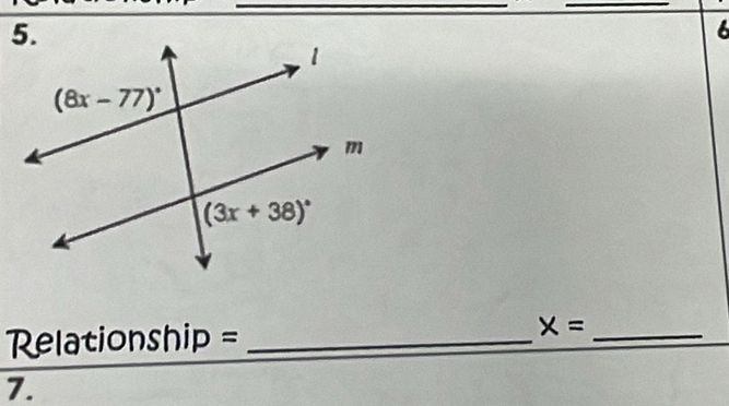 Relationship =_
_ x=
7.