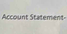 Account Statement-