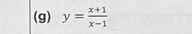 y= (x+1)/x-1 