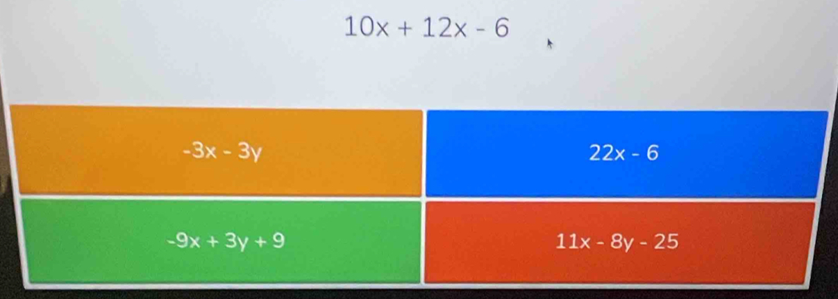 10x+12x-6