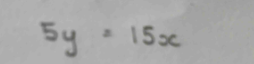 5y=15x