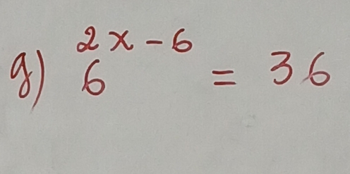 beginarrayr 2x-6 6endarray =36