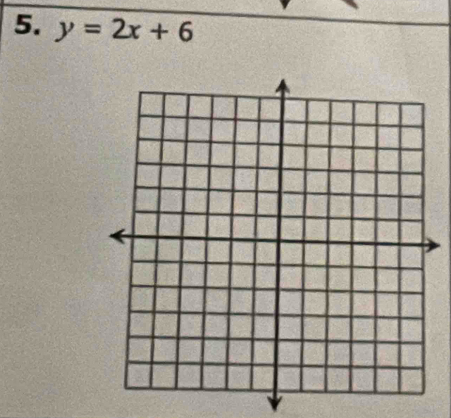 y=2x+6