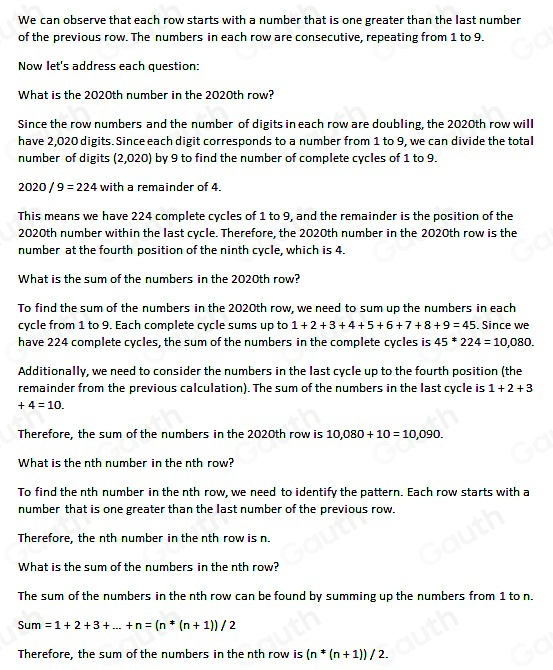Solved: An array consists of consecutive positive numbers from 1 to 9 ...