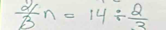  2/B n=14/  2/3 