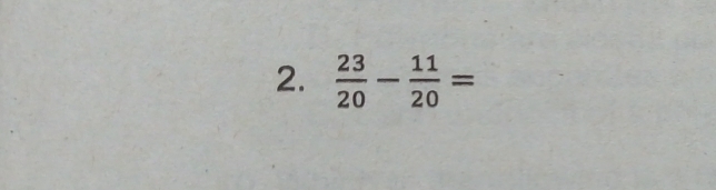  23/20 - 11/20 =