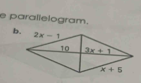 parallelogram.
b.