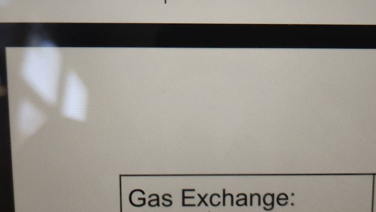 Gas Exchange: