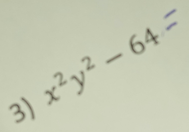 x^2y^2-64