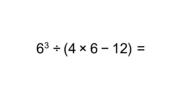 6^3/ (4* 6-12)=