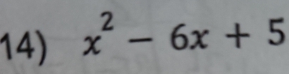 x^2-6x+5