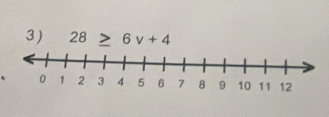 28≥ 6v+4
、