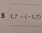 5 1,7-(-1,7)
_