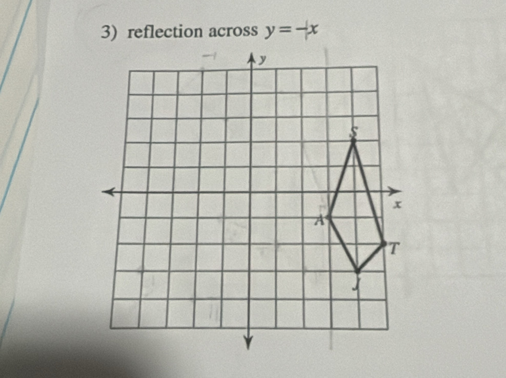 reflection across y=-x