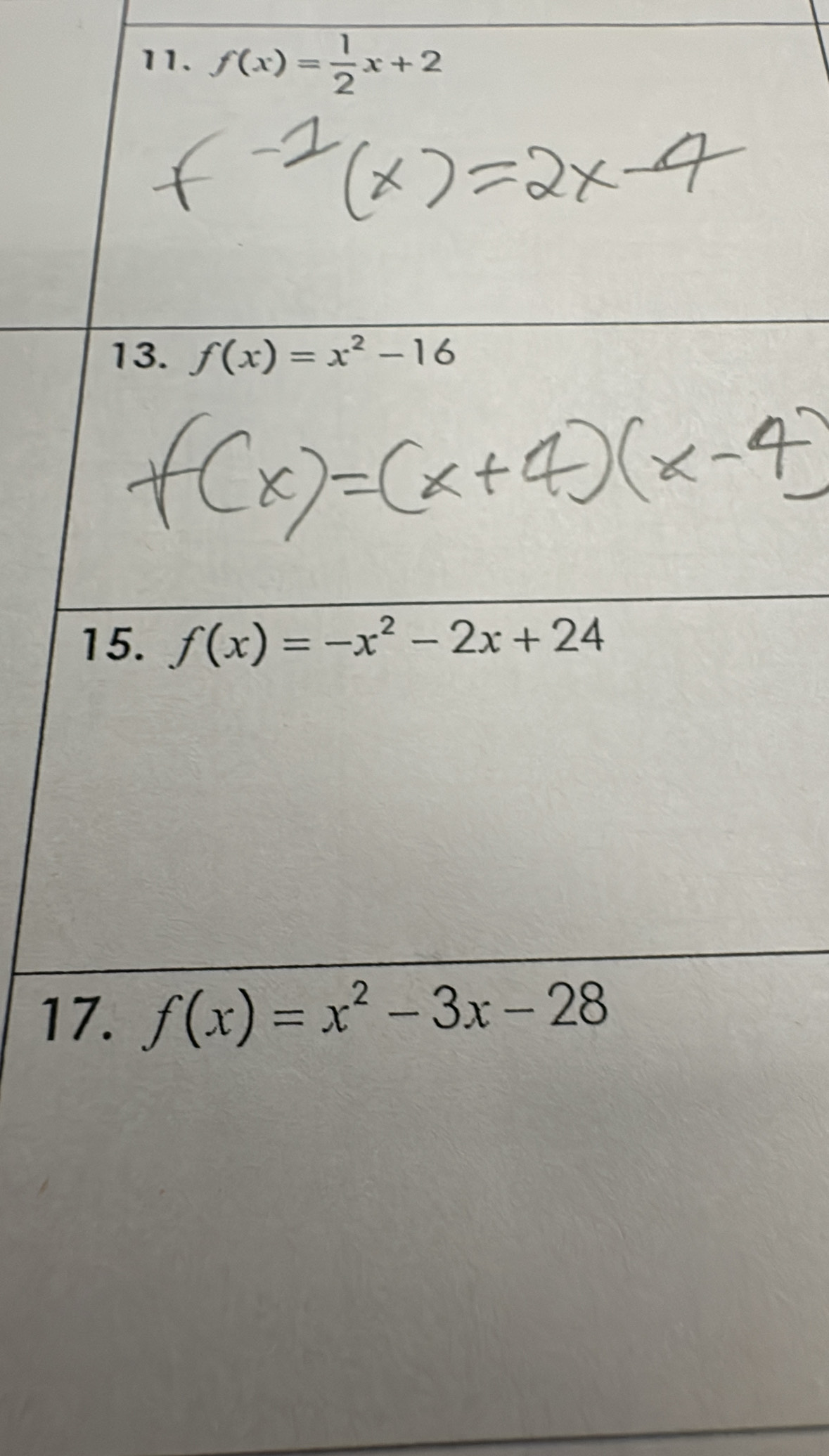 f(x)= 1/2 x+2
1