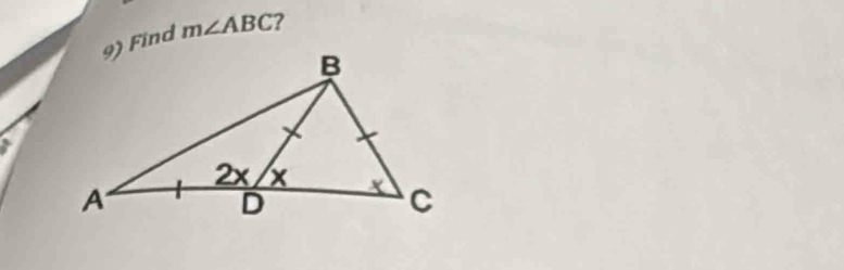 Find m∠ ABC ?