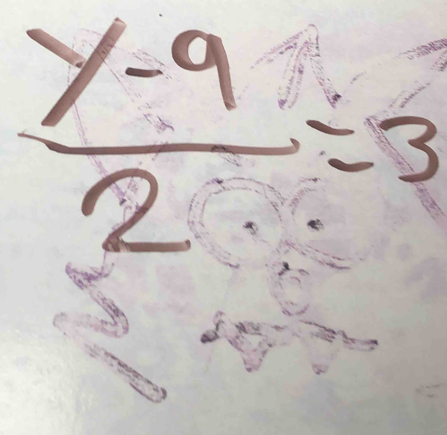  (y-9)/2 =3