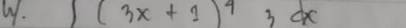 ∈t (3x+1)^43dx