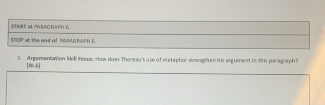 Solved: START at PARAGRAPH 6. STOP at the end of PARAGRAPH 6. 3 ...