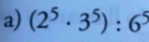 (2^5· 3^5):6^5