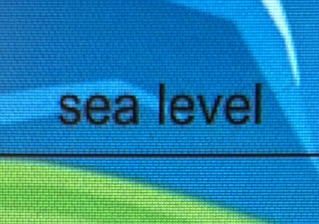 sea level