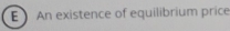 An existence of equilibrium price