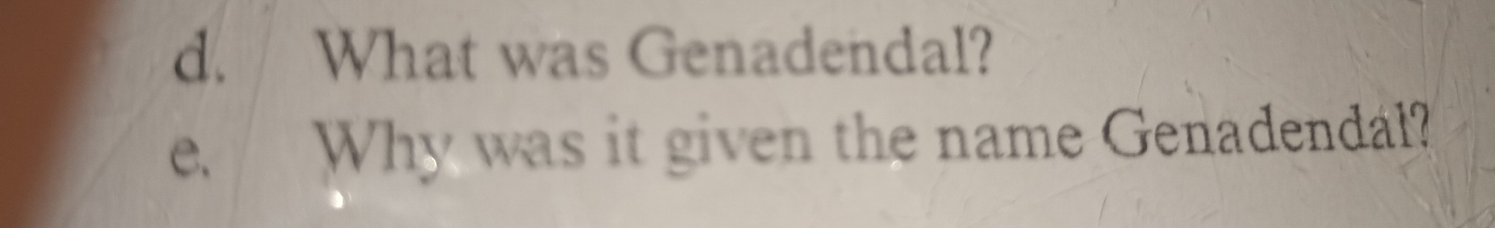 What was Genadendal? 
e. Why was it given the name Genadendal?