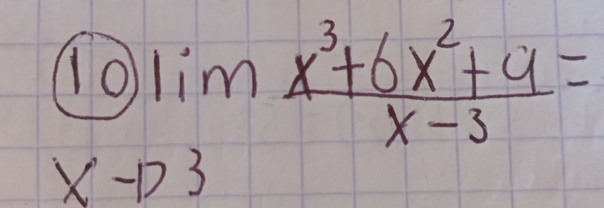 beginarrayr (10)imx^3+6x^2+9x-3=