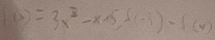 f(x)=3x^3-x^(-5), f(-3)-f(y)