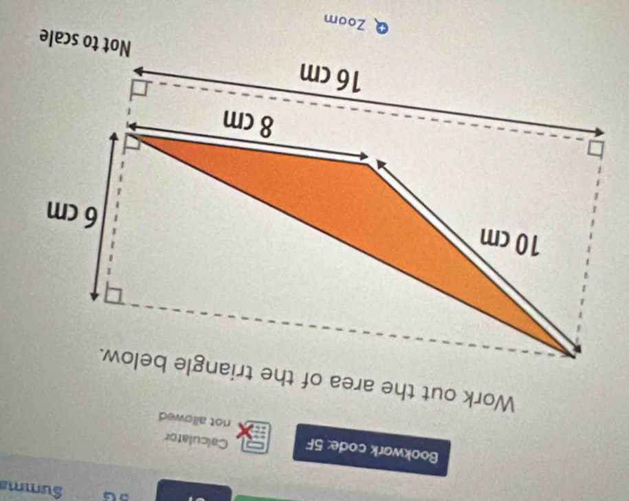 Summs 
Bookwork code: 5F 
Calculator 
not allowed 
Zoom