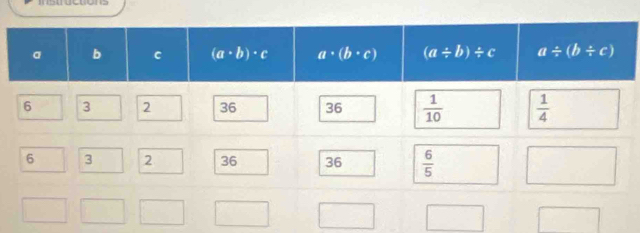 instrvctions