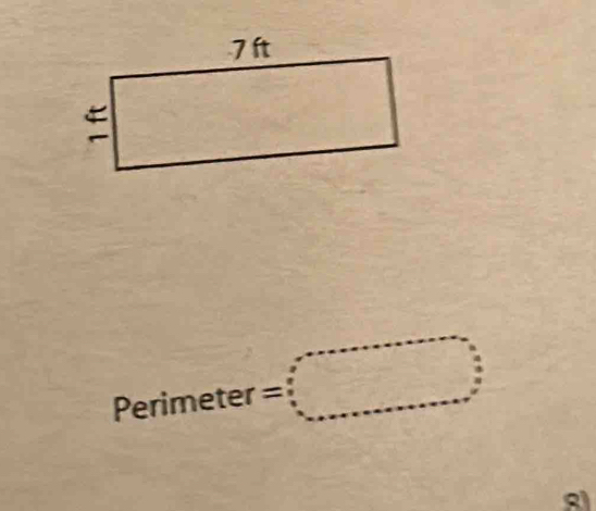 Perimeter =□