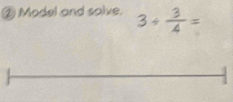 ②Model and solve.