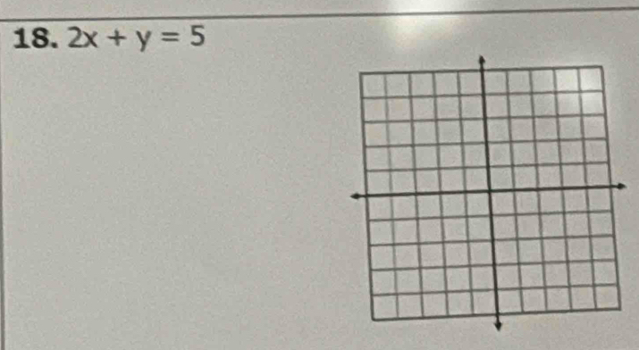 2x+y=5